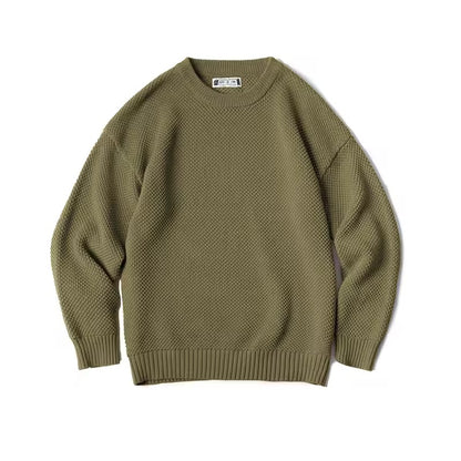 Thick knit sweaters in warm stylish colors