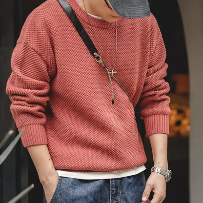 Thick knit sweaters in warm stylish colors