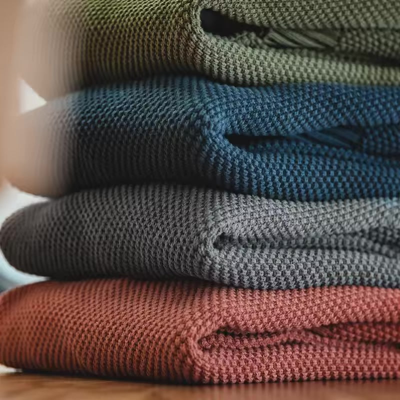Thick knit sweaters in warm stylish colors